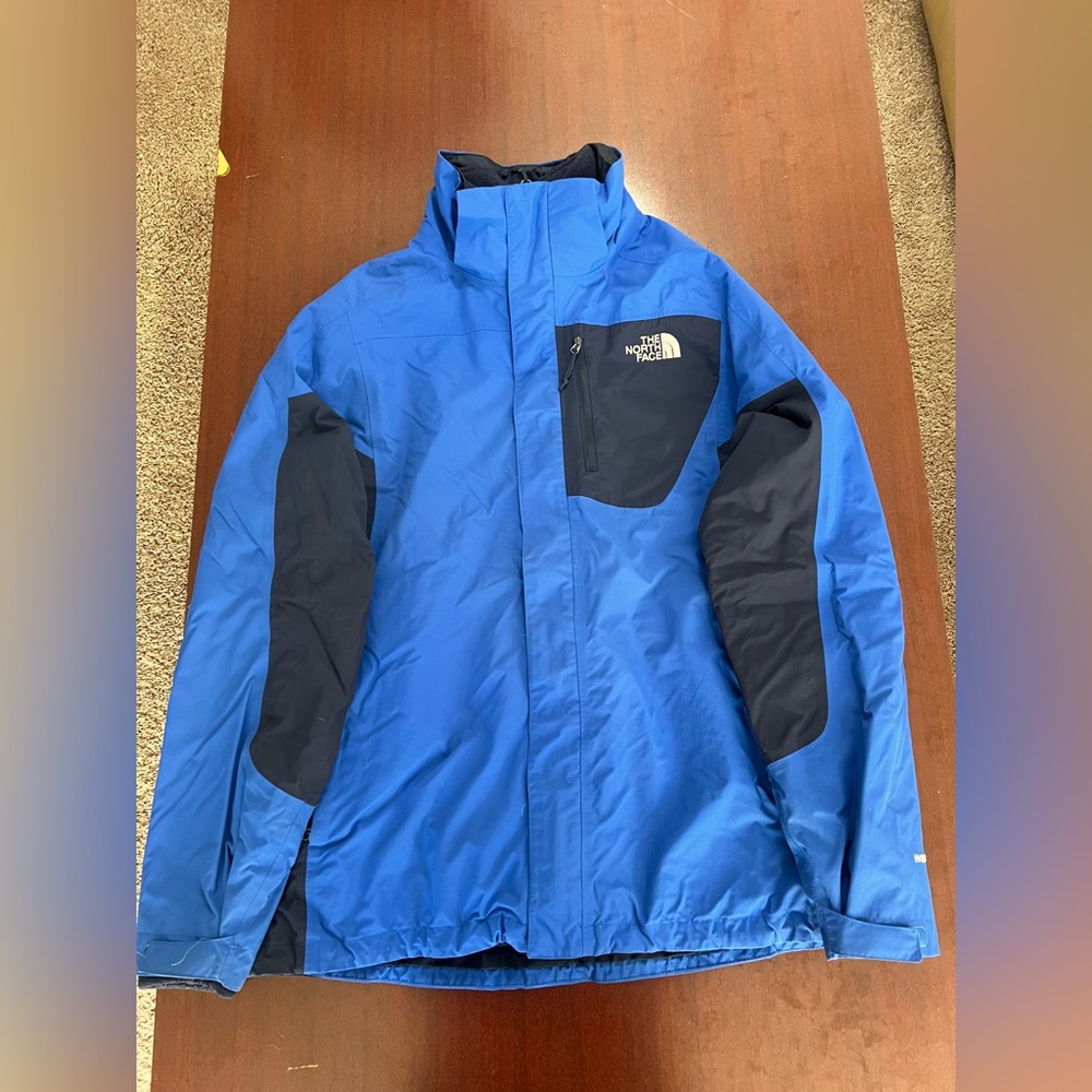 The North Face Navy 2 layer winter coat